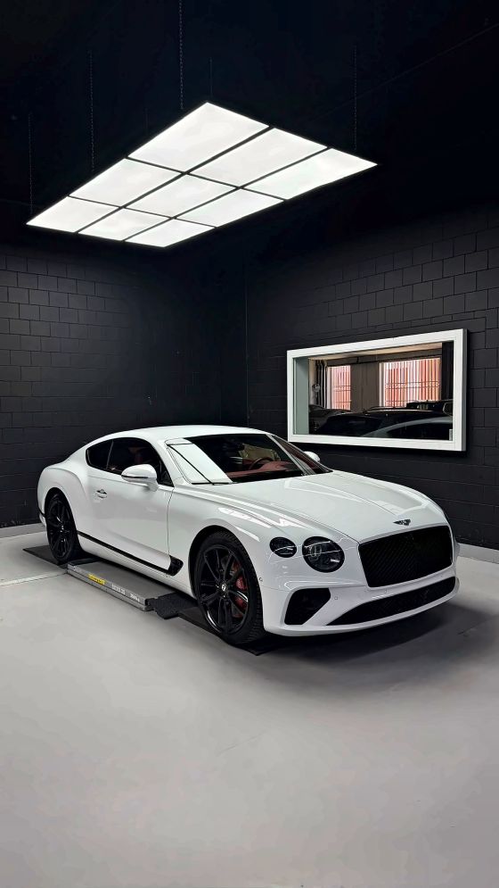 Bentley Continental GT: Diverse Parkschäden vorne repariert und Bremsen vorne ersetzt
